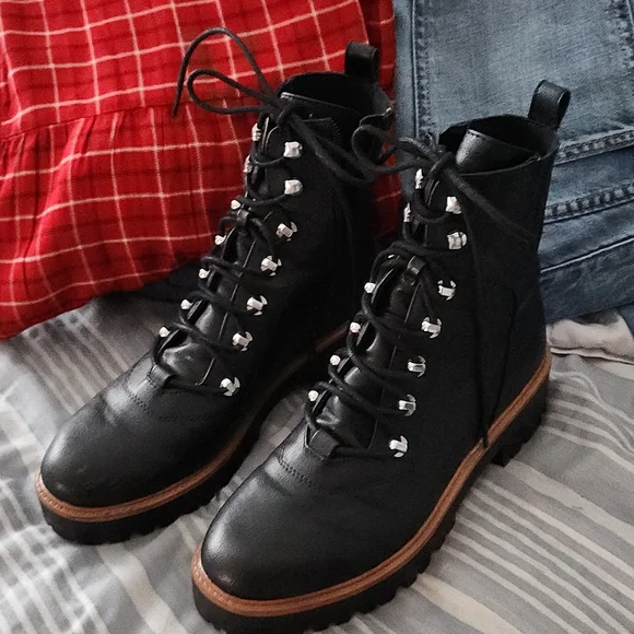 Nine West Combat boots - EUC!!!! Particularly perfect. 👌🏼 - Picture 4 of 7